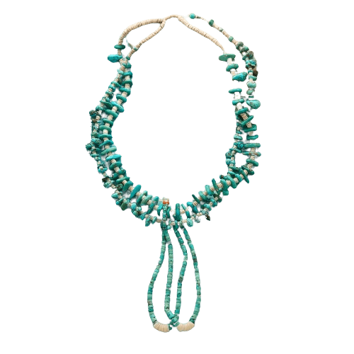 TURQ BEADS NECKLACE