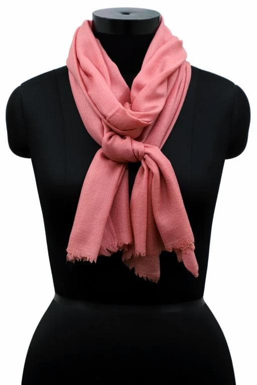 PEACH CASHMERE MERINO SCARF