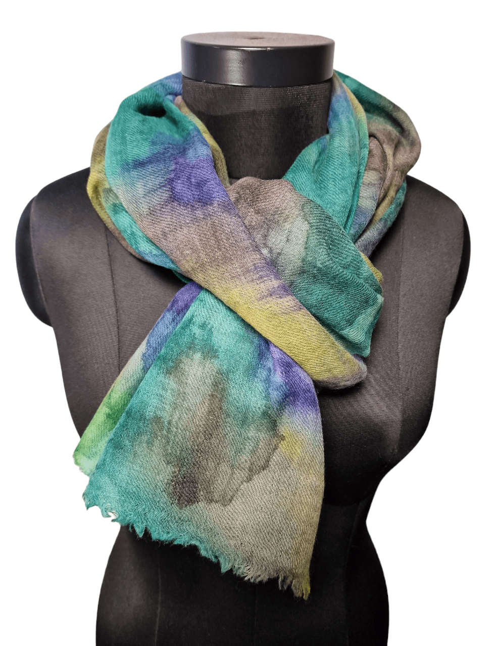 LIGHT AIRY COLORFUL MERINO WOOL SCARF