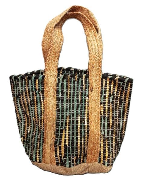 Black Kai Gold Beach Bag