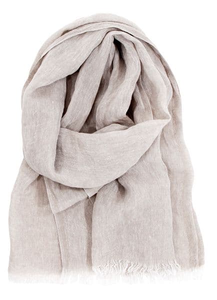 LUXURIOUS LINEN SCARF 2 SIZES AND SEVERAL COLOR.