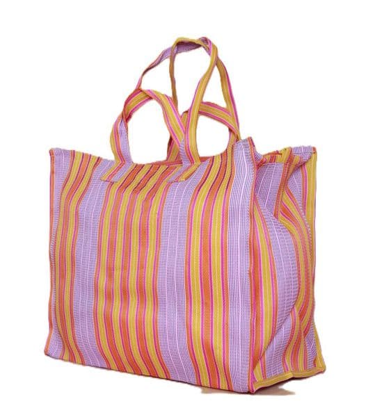 Violet orange Nylon Grocery Shopping Bags 