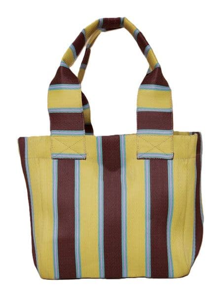 Lime Chocolate nylon tote bag