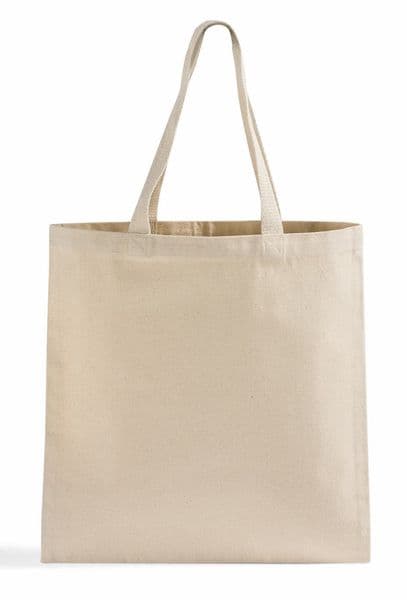 Cotton Plain Grocery Shopping Bag  