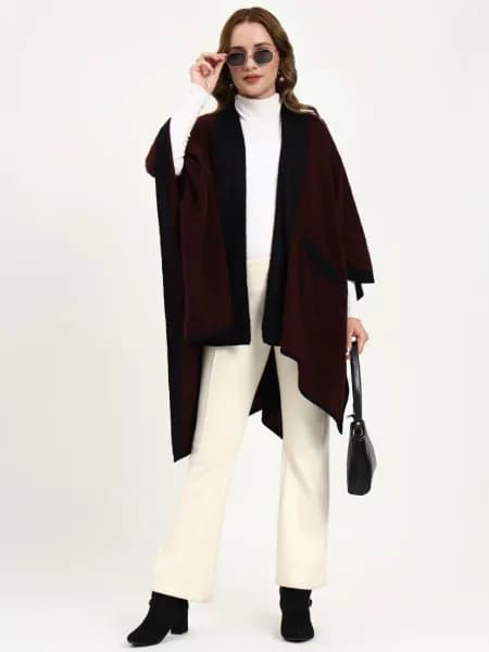 Velour Twilight Border Cape