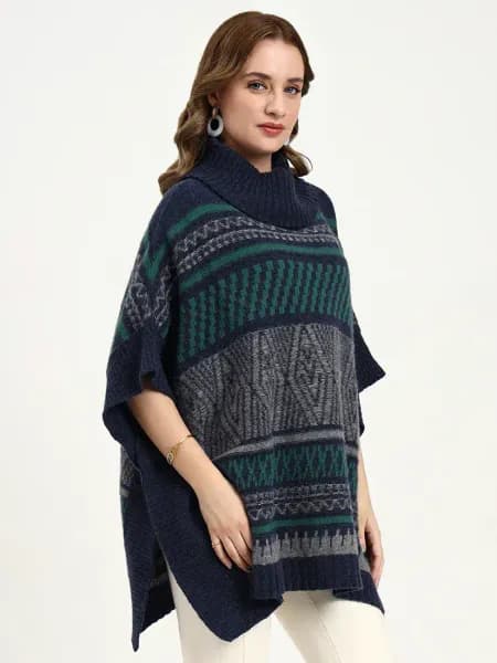 Midnight Rowan Poncho