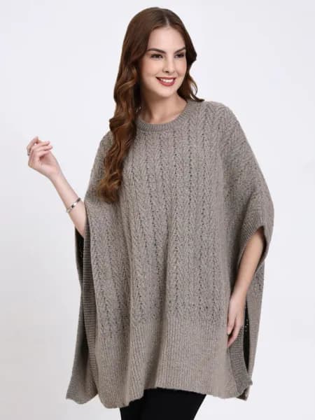 Ashwood Drape Poncho