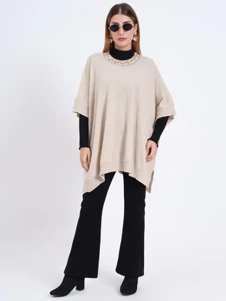  Ivory Aura Poncho