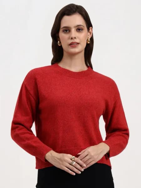 Crimson Hearth Pullover