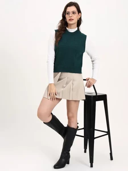 Botanica Grove Sleeveless Cardigan
