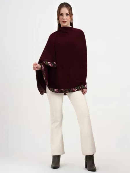 Merlot Bloom Stole