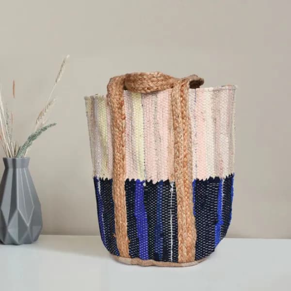 Wild Weave Jute Tote Bag