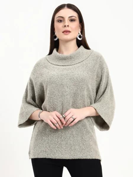 Celeste Sandstone Mélange Pullover