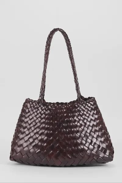 Woven Leather Handbag
