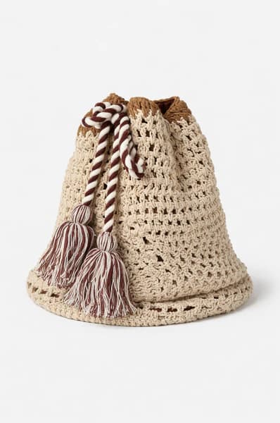 Marbella Crochet Bucket Bag