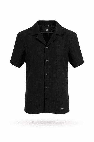 Midnight Textured Resort Shirt