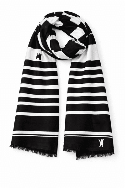 Mono Cat Stripe Pareo
