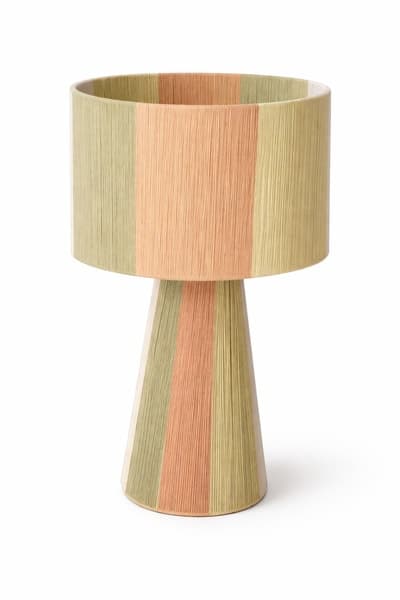 Pastel Loom Table Lamp