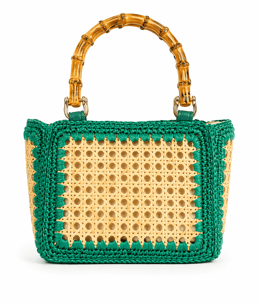 Emerald Cane Luxe Tote