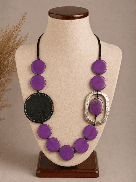 Violet Orbit Necklace