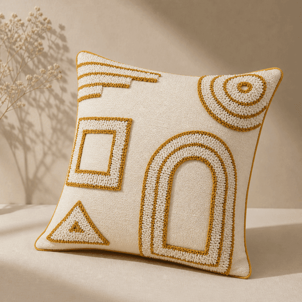 Geo Arch Tufted Cushion