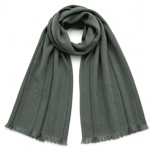 Cotton Viscose Veil Scarf