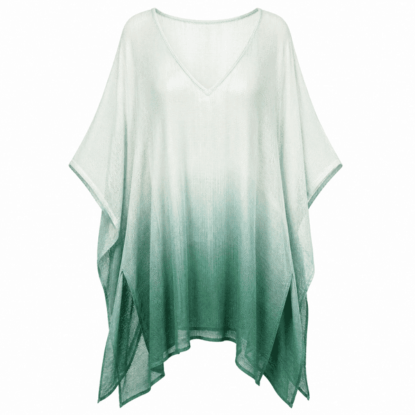 Sea Mist Ombre Cotton Kaftan
