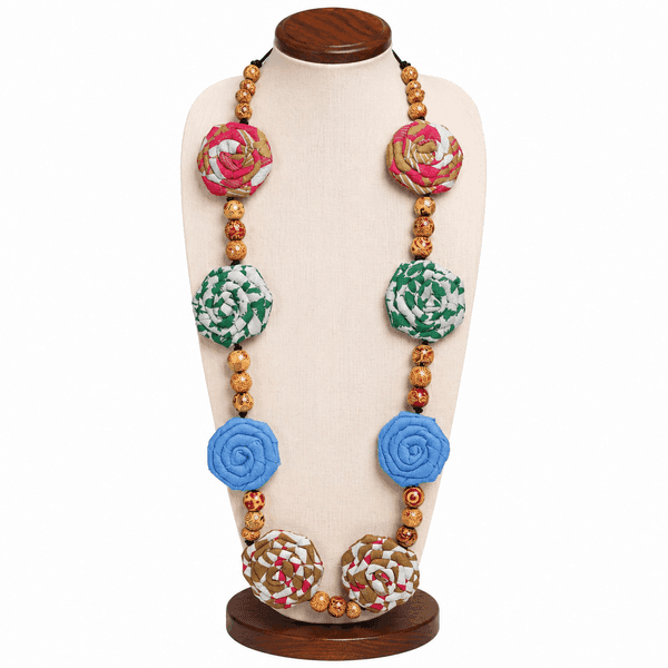 Garden Rosette Artisan Necklace