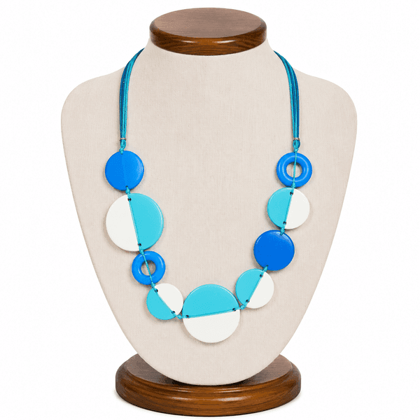 Ocean Breeze Disc Necklace