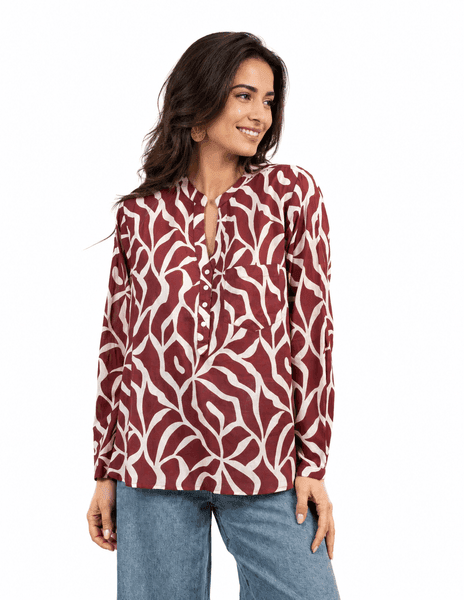 Flor Bleu Cotton Tunic