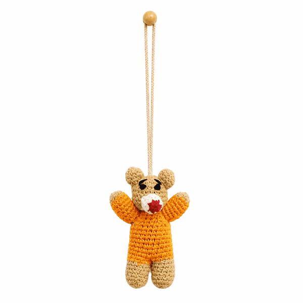 Handcrafted Crochet Rabbit Bag Charm Magnet 