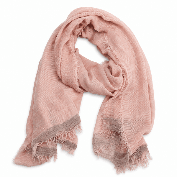 Blush Rose Textured Scarf