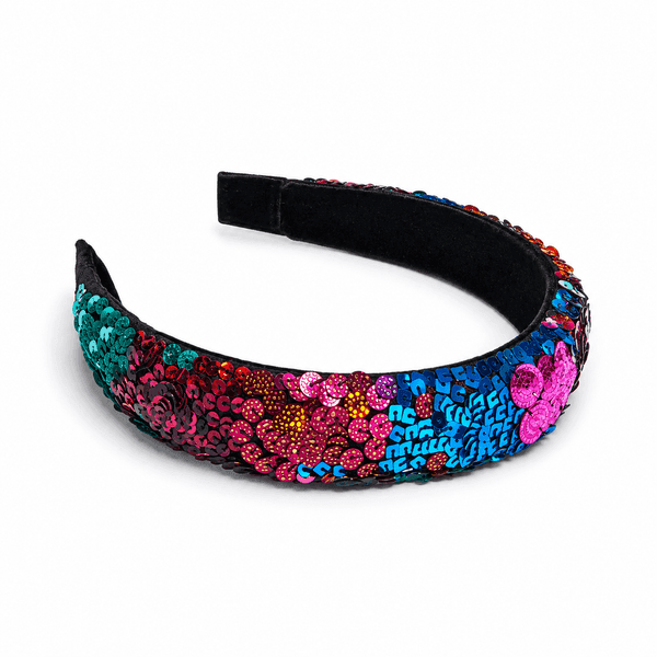 Kaleidoscope Bloom Sequin Headband