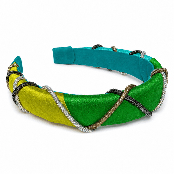 Luxe Keylime Spiral Satin Headband