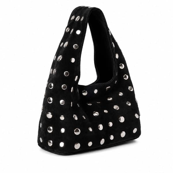 Icon Mini Studded Suede Leather Bag