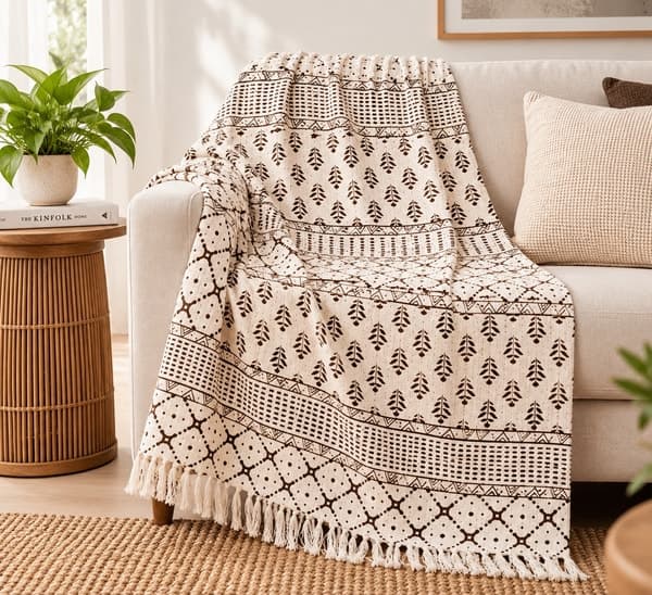 Tribal Heritage Cotton Throw