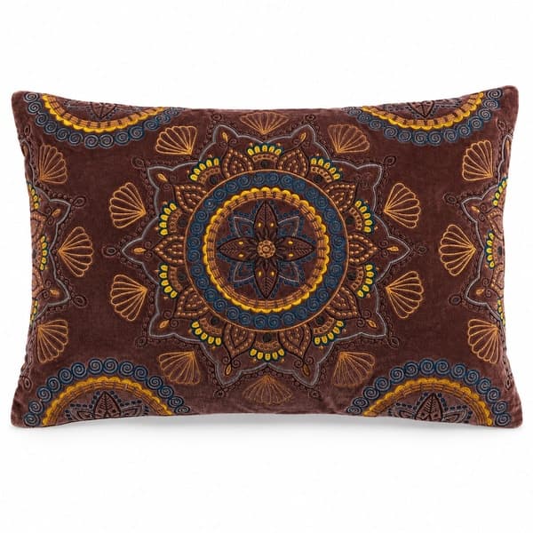 Royal Mandala Velvet Cushion Cover