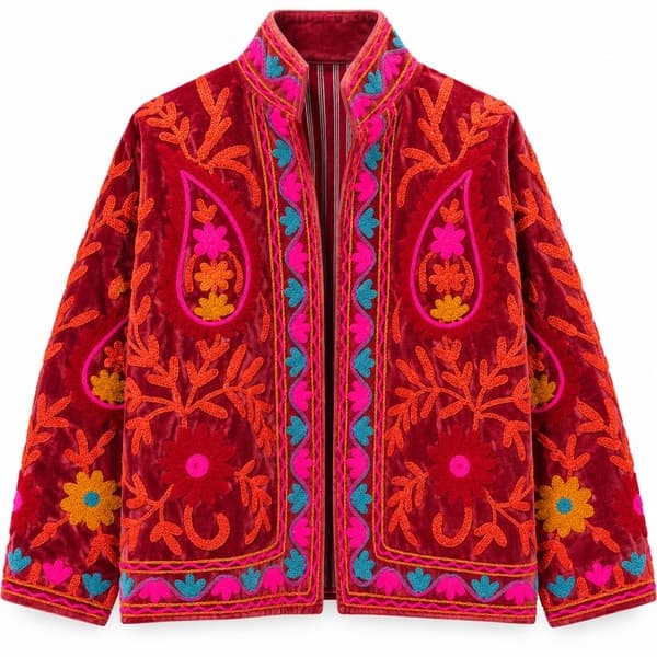  Zariah Bloom Suzani Velvet Jacket
