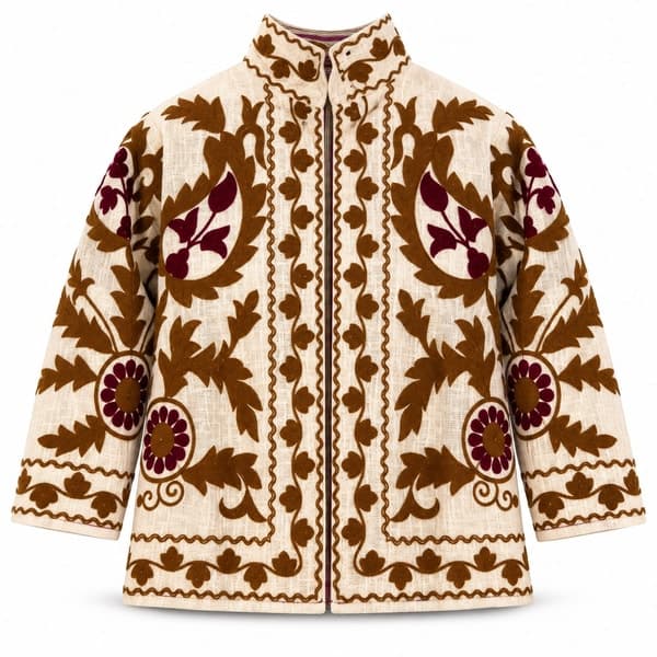 Vivienne Royale Suzani Linen Jacket