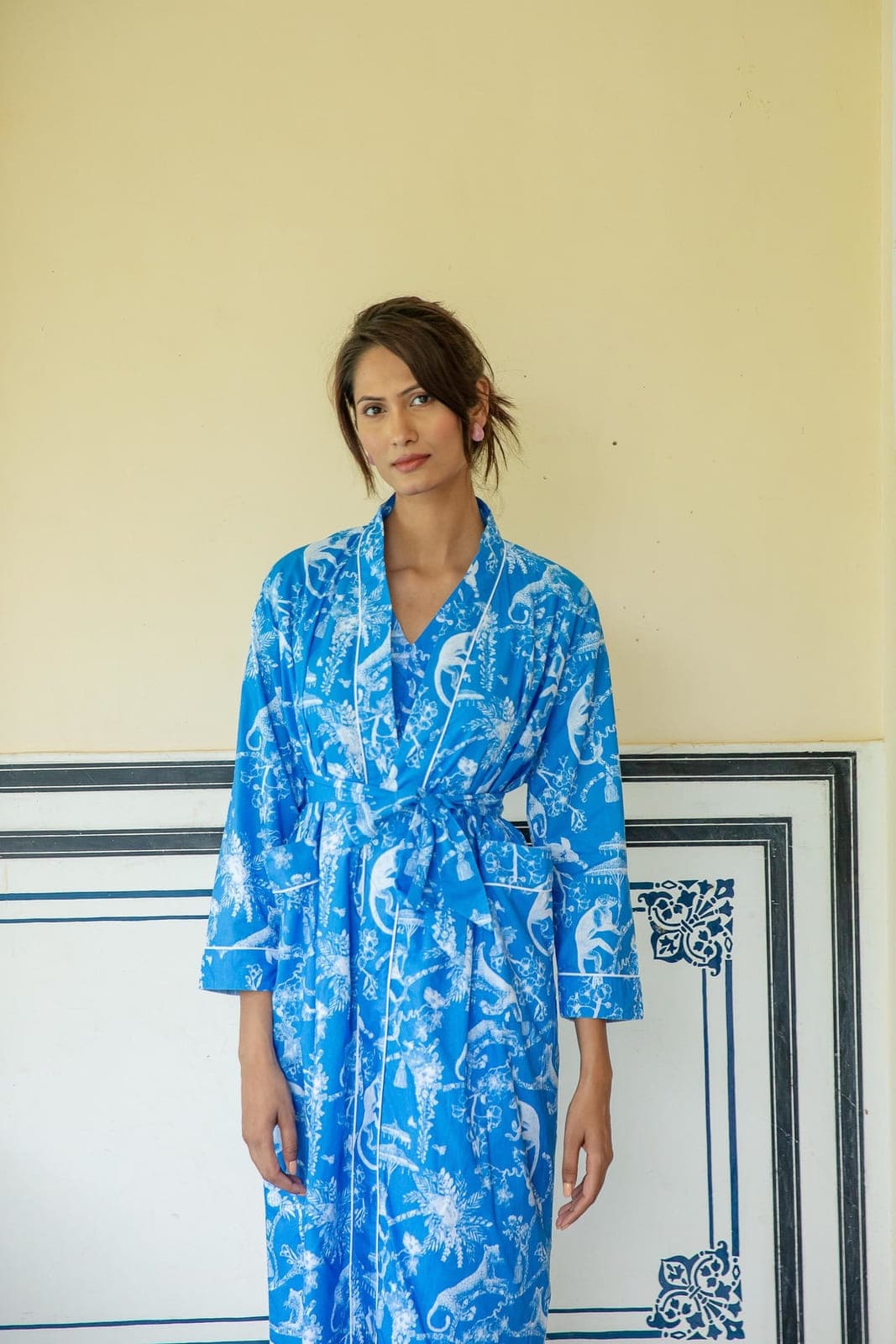 Jungle Party Kimono Robe