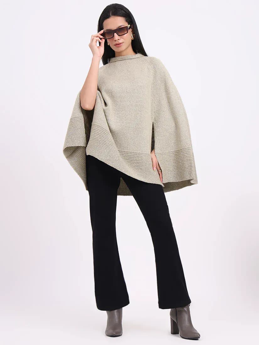 Luster Veil Poncho
