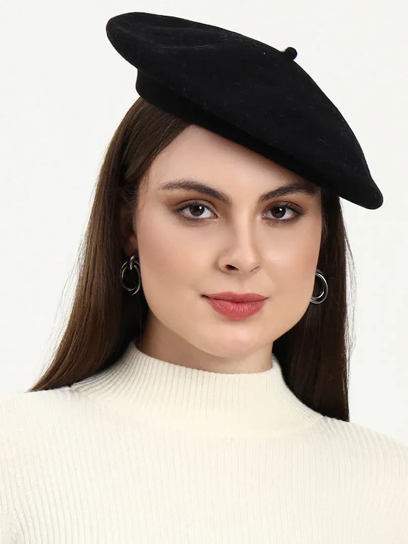 Shadow Coast Merino Wool Beret Cap