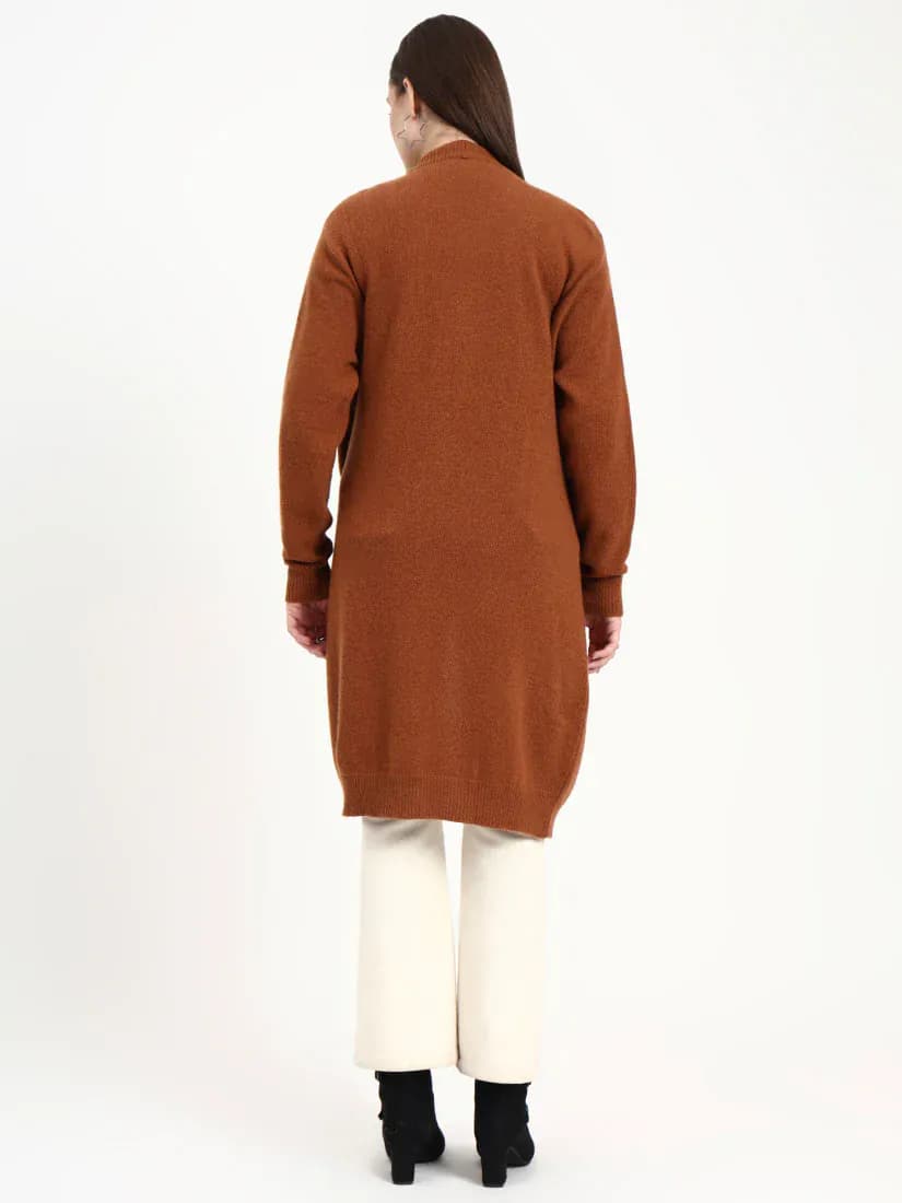 Seren Rust Long Cardigan