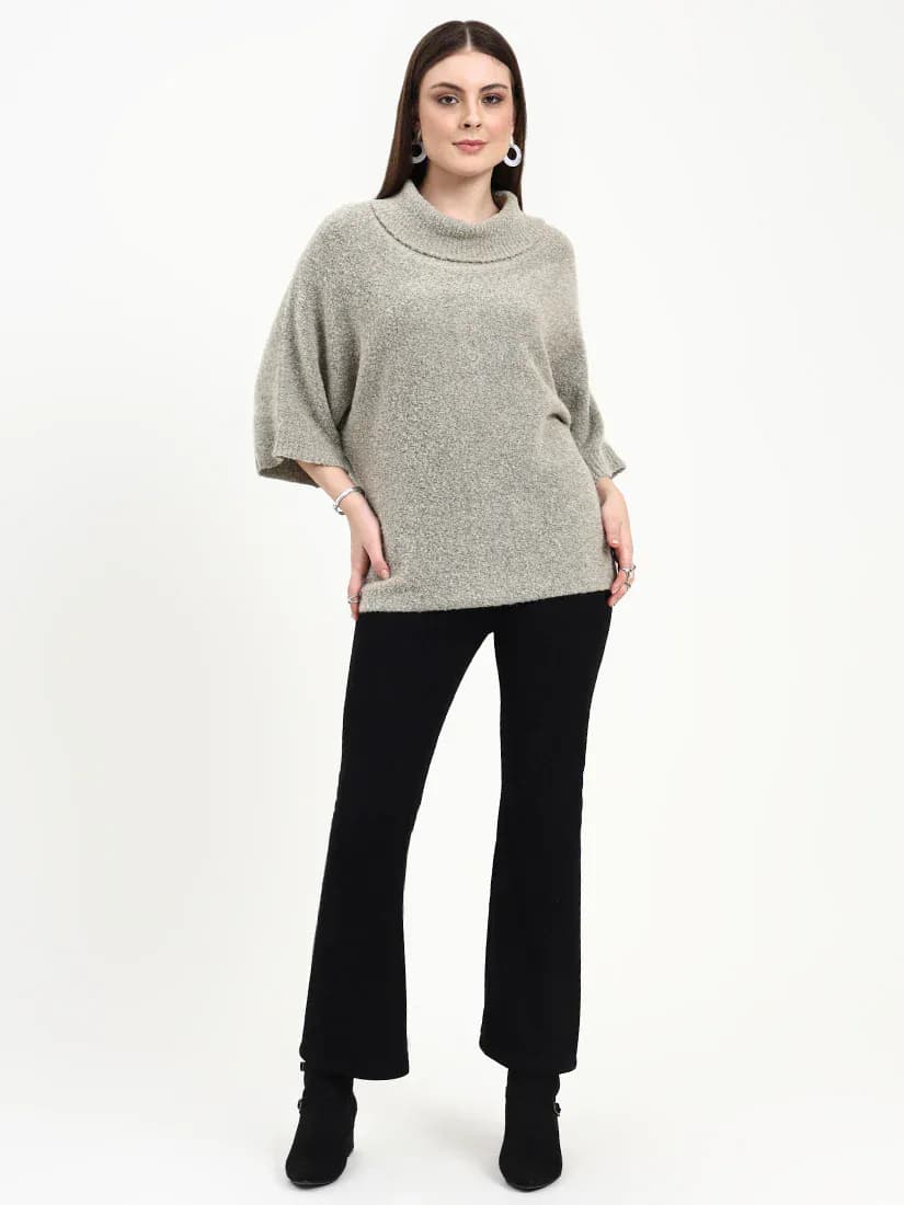 Celeste Sandstone Mélange Pullover