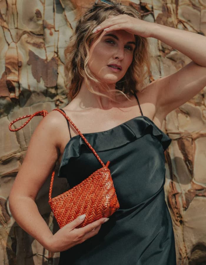 Sia Leather Crossbody Bag