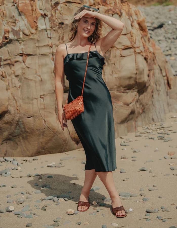 Sia Leather Crossbody Bag
