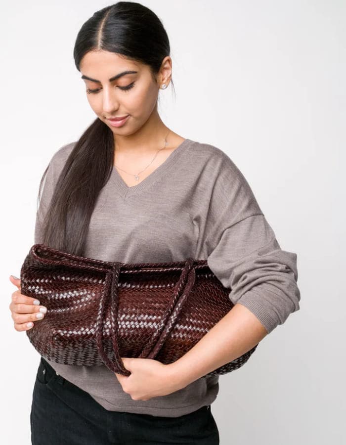 Amora Woven Shoulder Bag