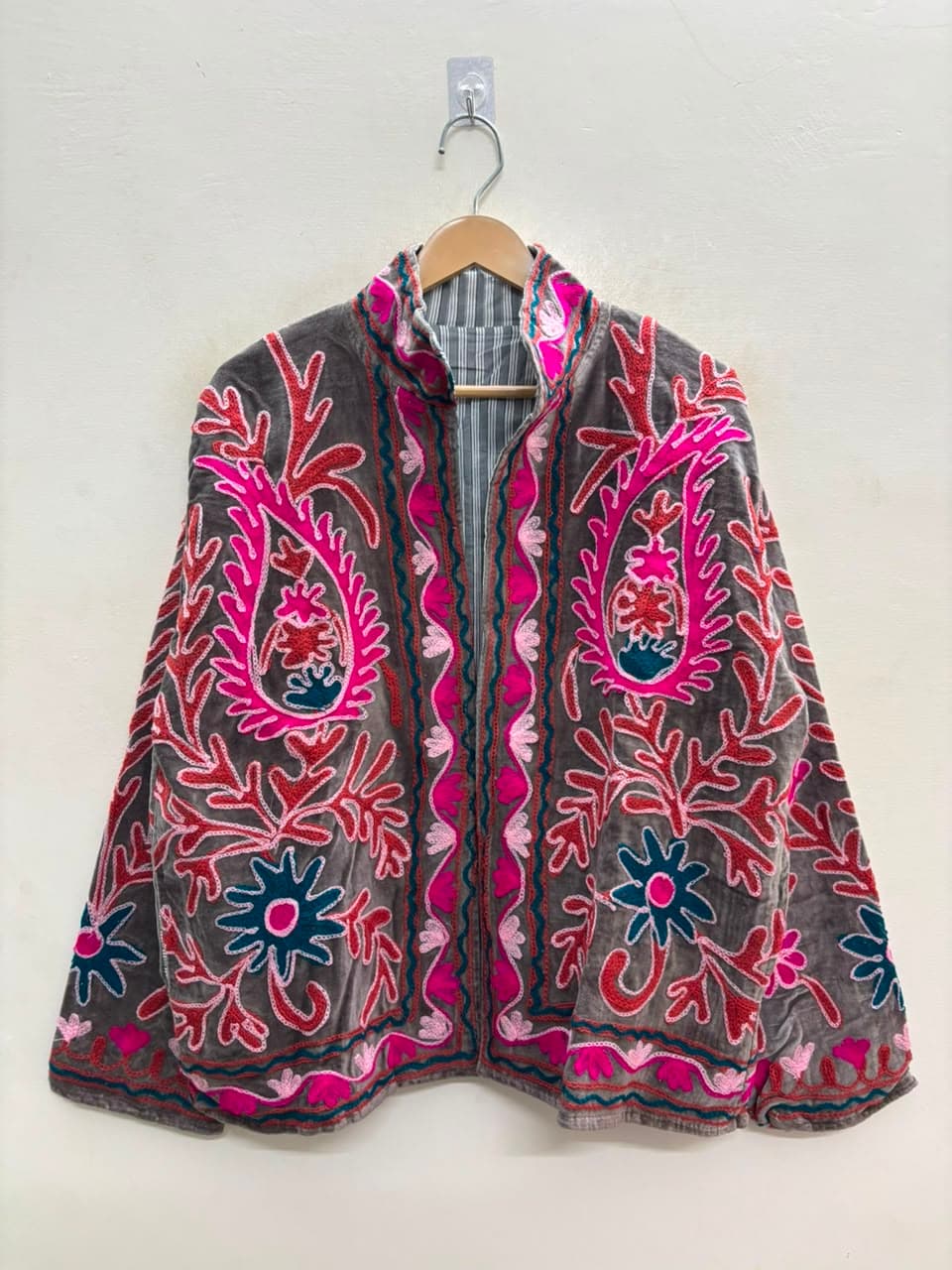 Celestia Bloom Suzani Velvet Jacket