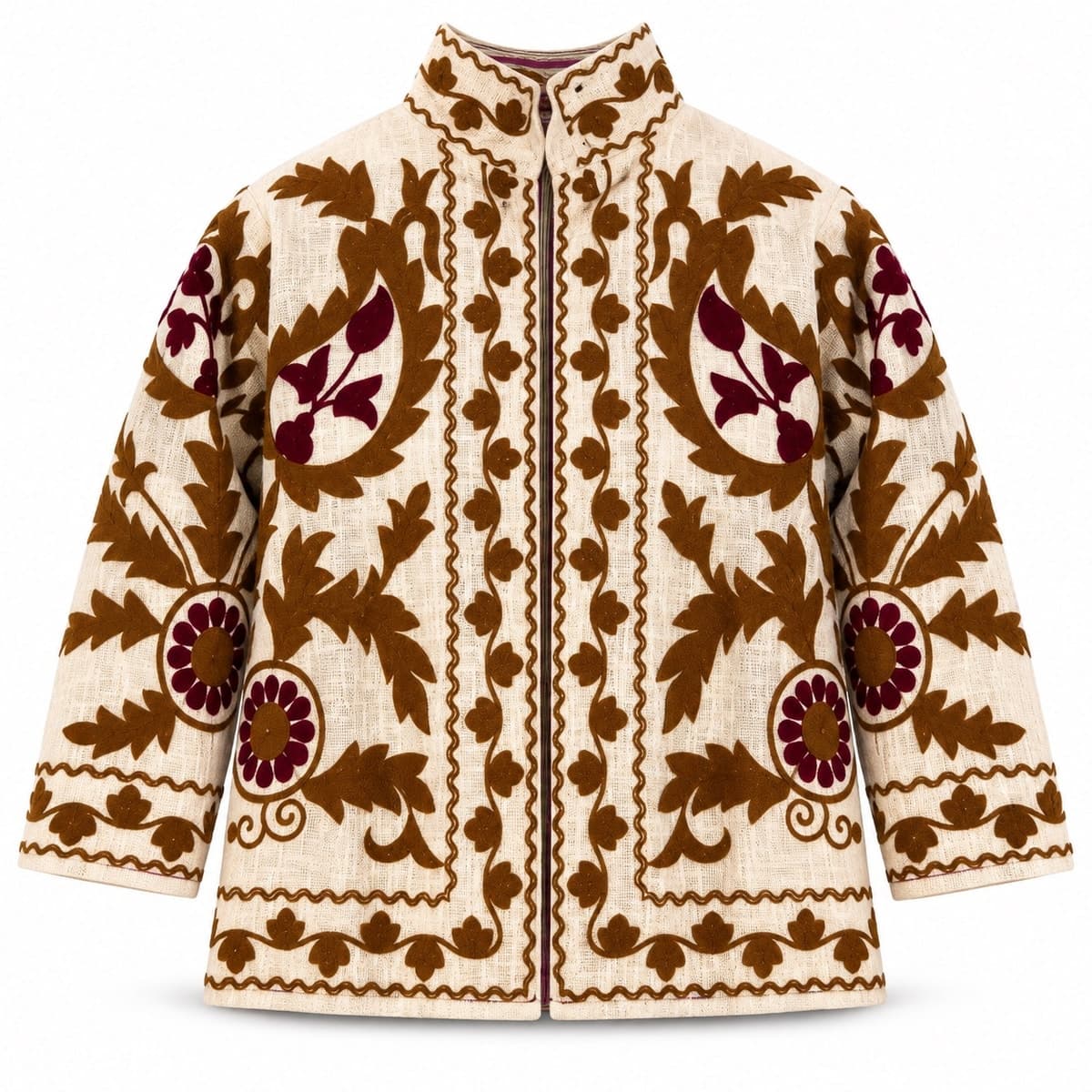Vivienne Royale Suzani Linen Jacket