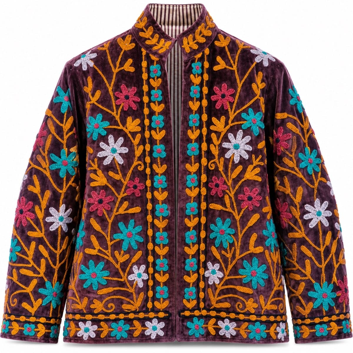 Vivienne Flora Suzani Velvet Jacket